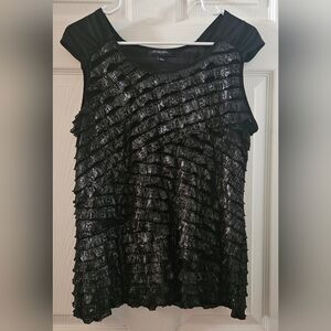 Notations Ruffled Blouse